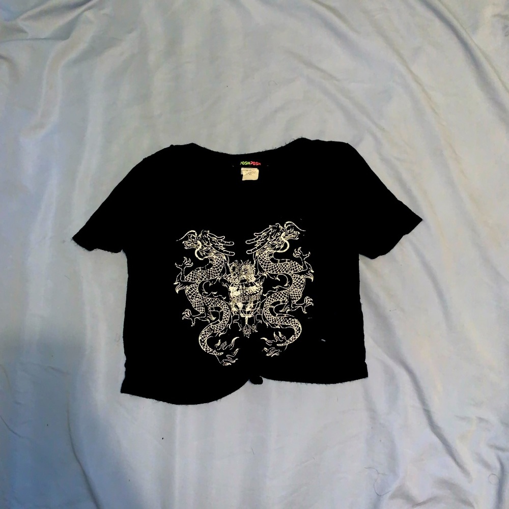 Black Crop top  extra small
